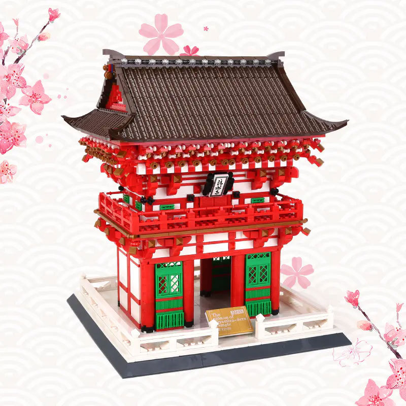 Wange 6212 Creator Expert Architecture The Niomon Kiyomizu-dera Temple of Kyoto Modular Building Blocks 2409±pcs Bricks Toys From China