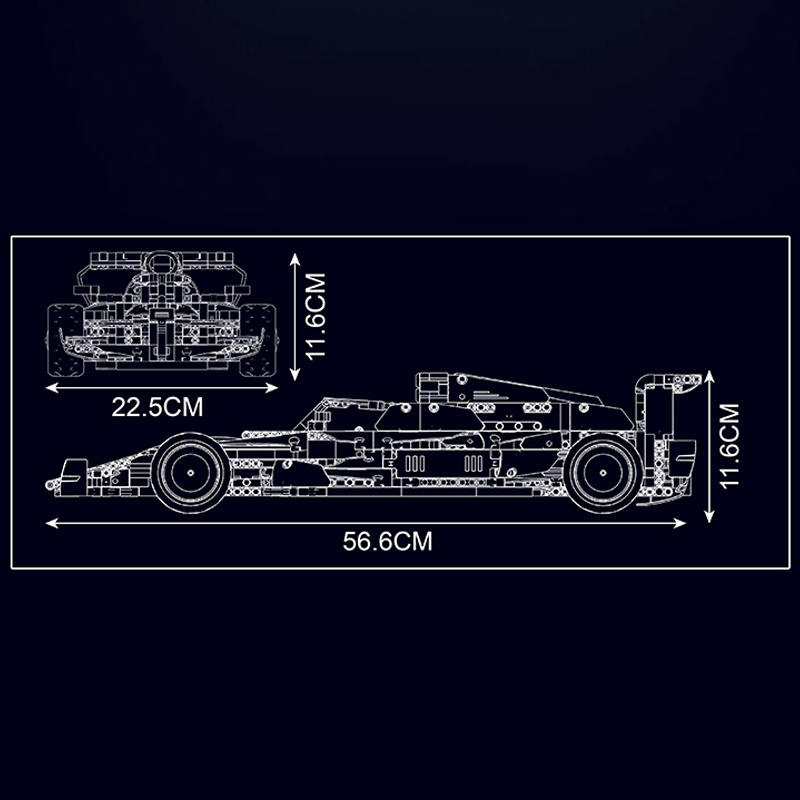【With Morto】Mould King 13151 F1 Arrow Racing Technic Building Blocks 1185±pcs Bricks Toys Model Form China