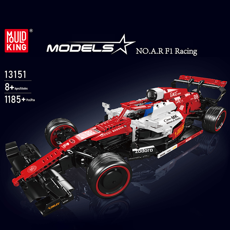 【With Morto】Mould King 13151 F1 Arrow Racing Technic Building Blocks 1185±pcs Bricks Toys Model Form China
