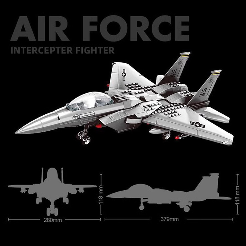 Wange 4004 F15 Eagle Fighter Military Aircraft