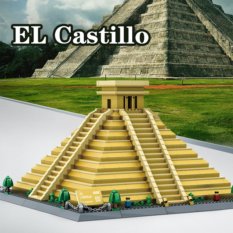 Wange 6225 Creator Expert Architecture EL Castillo Modular Building Blocks 1340pcs Bricks Toys From China