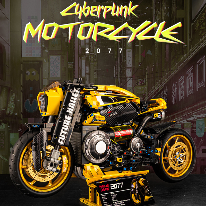 K-Box 10506 Cyberpunk Motorcycle 2077 Technic