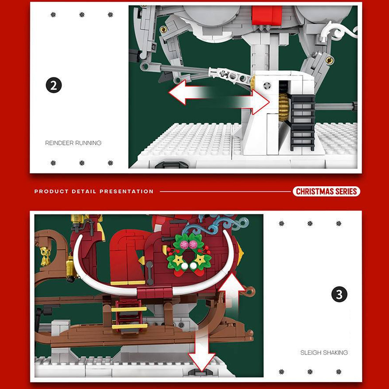 Reobrix 66002 Christmas Sleigh
