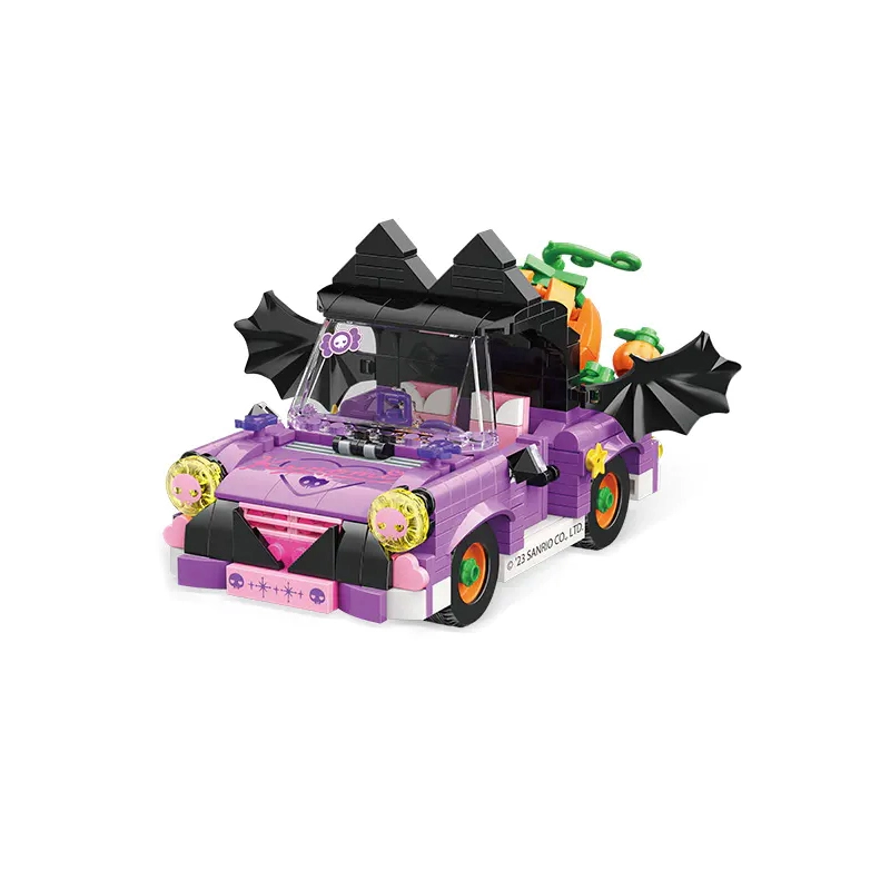 TOP TOY TC1709/TC1710 Sanrio Happy Weekend Series Kuromi Pumpkin Cart Halloween Seasonal