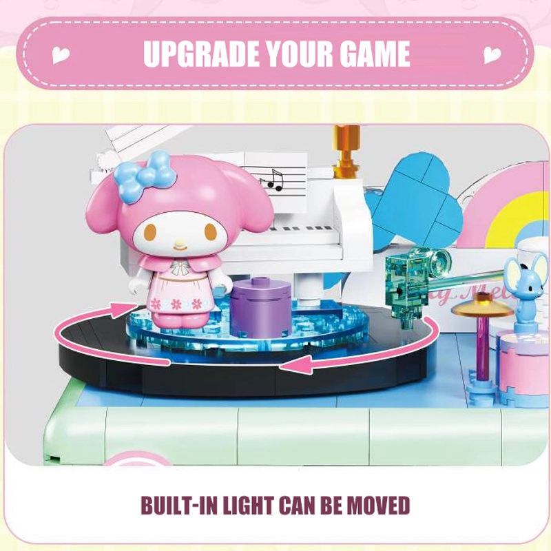 TOP TOY TC1909 My Melody Vinyl Record Player Movie & Game