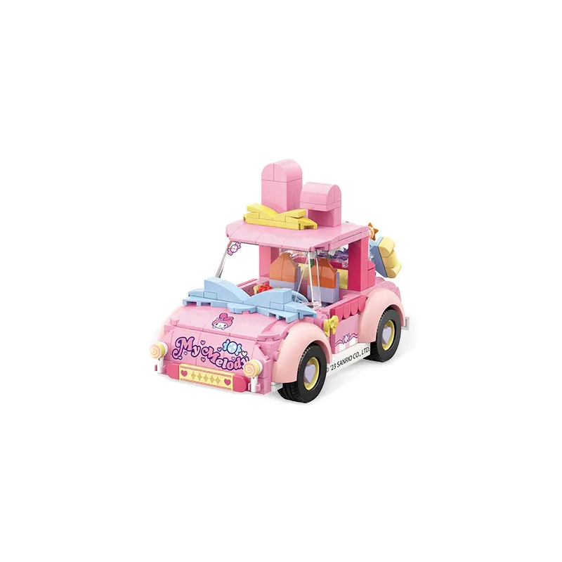 TOP TOY TC1709/TC1710 Sanrio Happy Weekend Series Kuromi Pumpkin Cart Halloween Seasonal