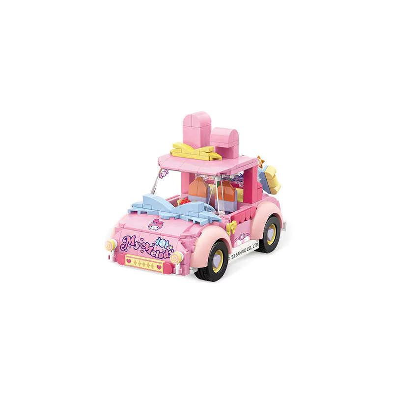 TOP TOY TC1709/TC1710 Sanrio Happy Weekend Series Kuromi Pumpkin Cart Halloween Seasonal