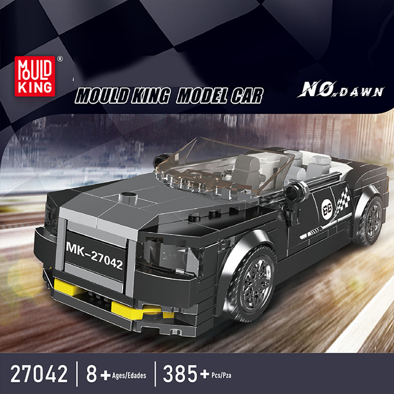 [Deal] [With Display Box] Mould King Model Car Super Racers Speed Champions Collection 1