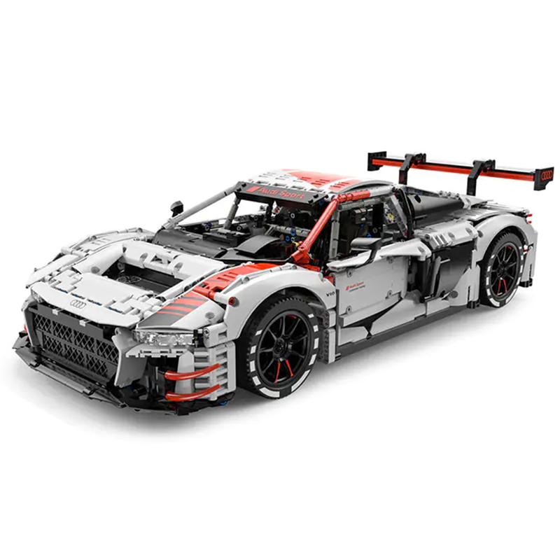 【With Motor】RASTAR 99300 99310 Technic 1:8 Audi R8 LMS GT3 Sports Car Building Blocks 3314±pcs Bricks from China.