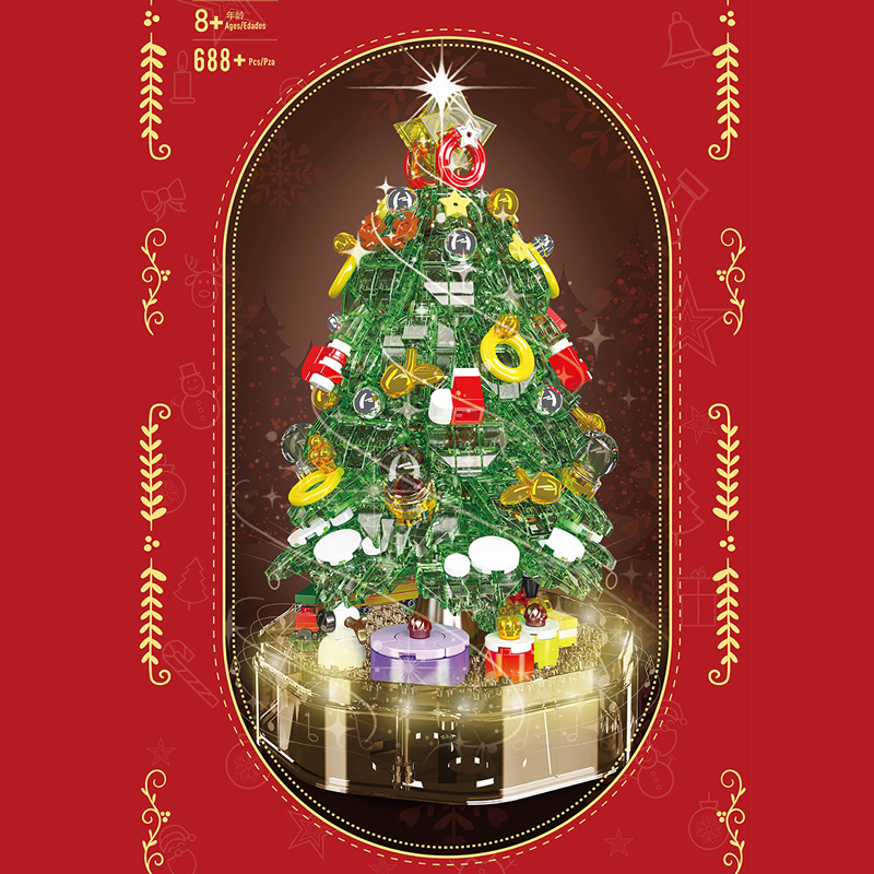 Mould King 10089/10090 Magical Christmas Music Box Seasonal Creator