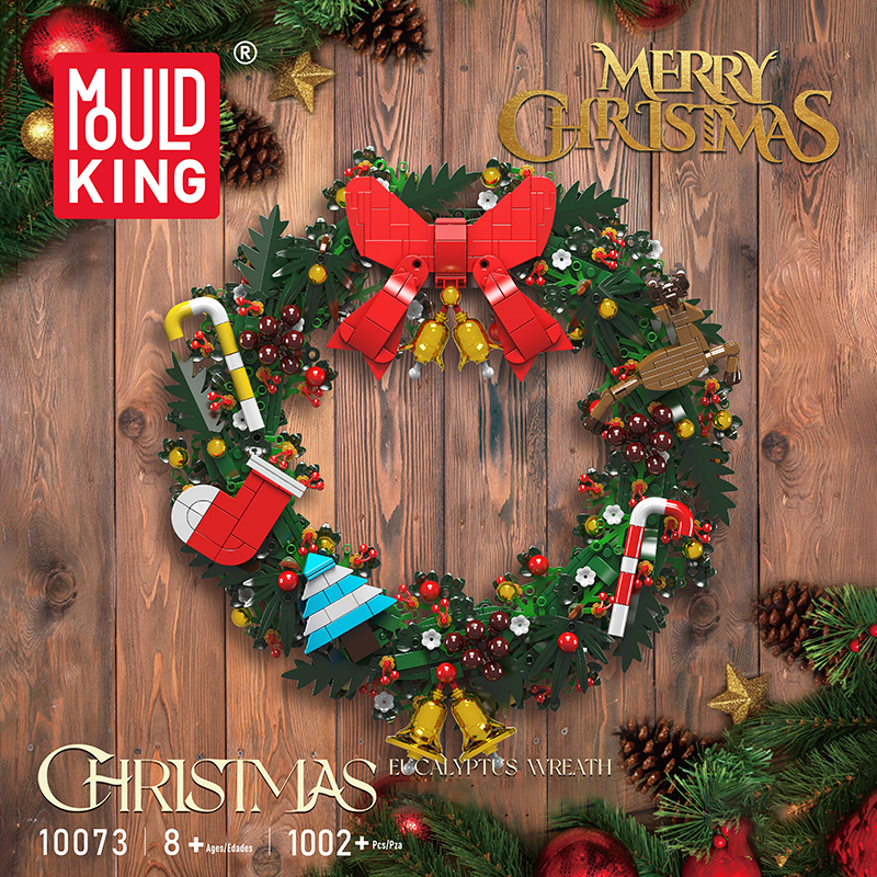 Mould King 10073 Christmas Eucalyptus Wreath Seasonal Creator