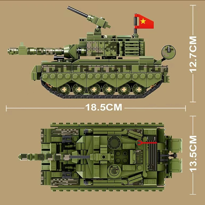 LWCK 90013 TYPE 99 Main Battle Tank Military