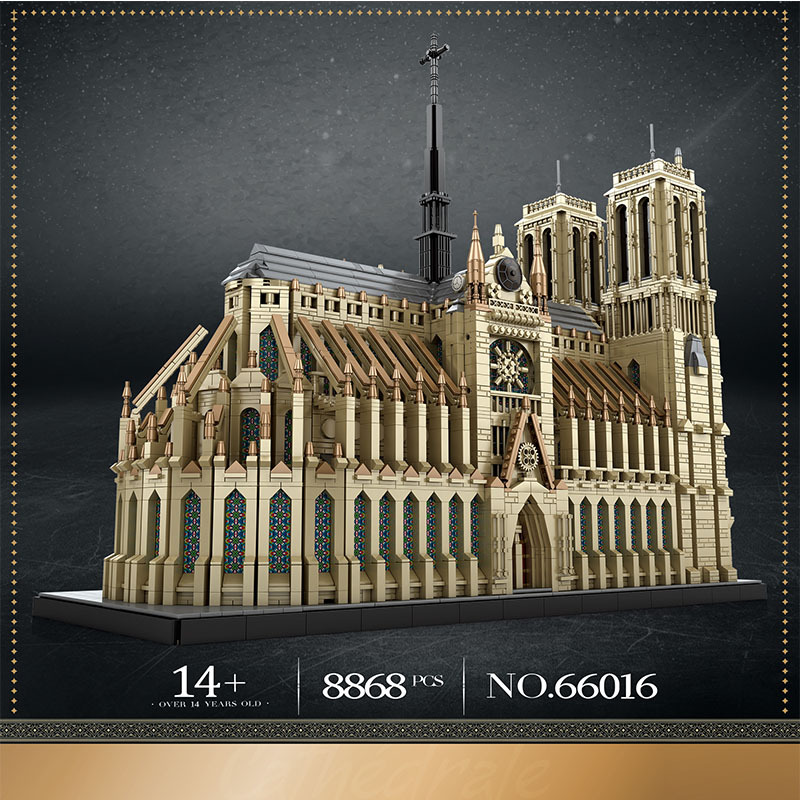 【Pre-Sale】Reobrix 66016 Cathedral Of Notre Dame Modular Buildings