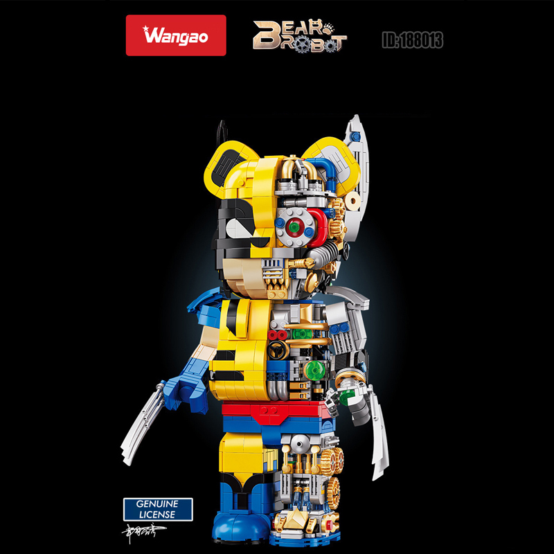 WANGAO 188013 Wolverine Mechanical Bear Super heroes