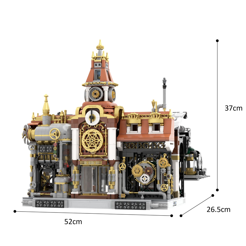 Pantasy 85007 Steampunk Train Station Modular Buildings