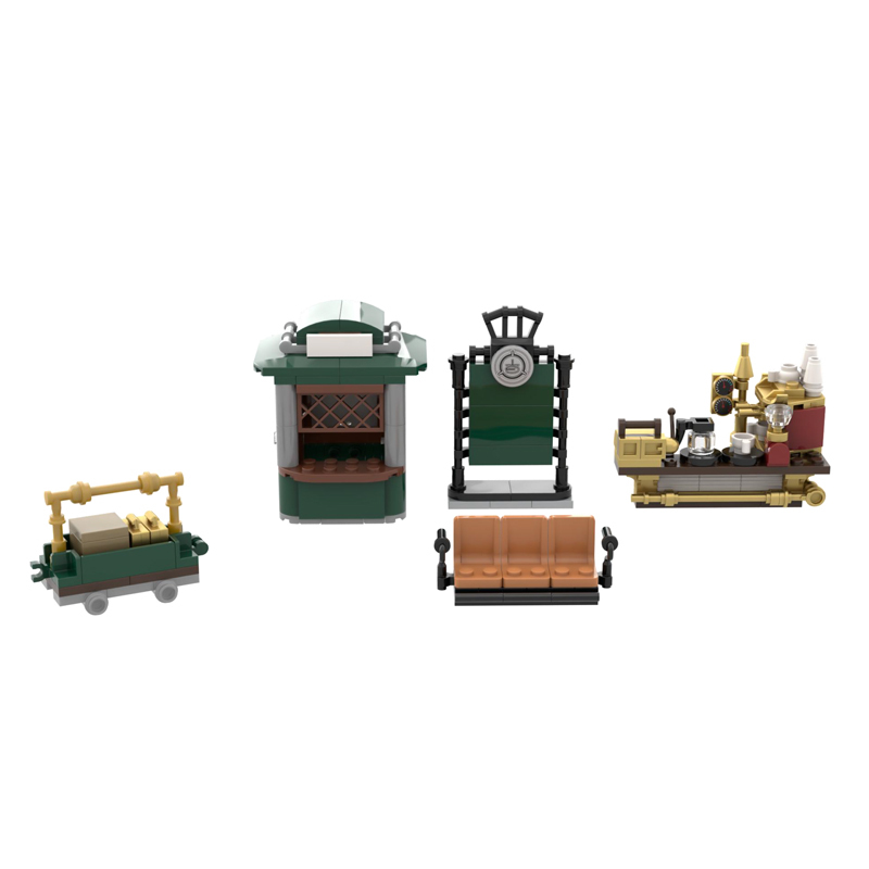 Pantasy 85007 Steampunk Train Station Modular Buildings