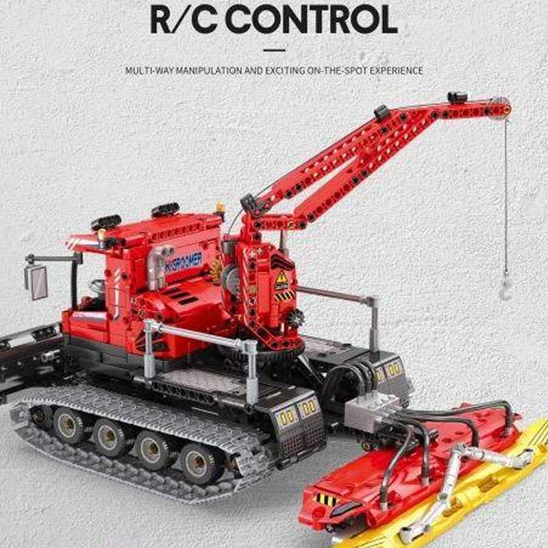 [With Motor]Reobrix 22019 Snow Leveling Vehicle Technic