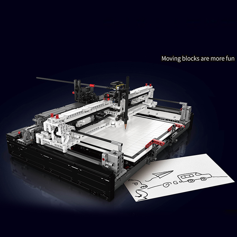 [With Motor]Mould King 13181 Plotter Technic