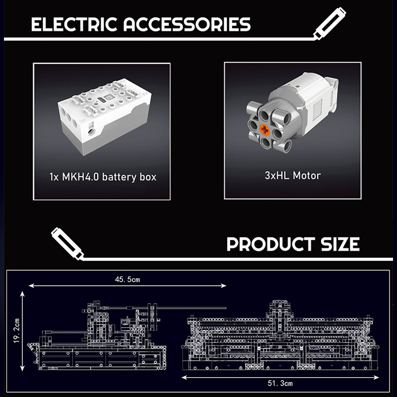 [With Motor]Mould King 13181 Plotter Technic