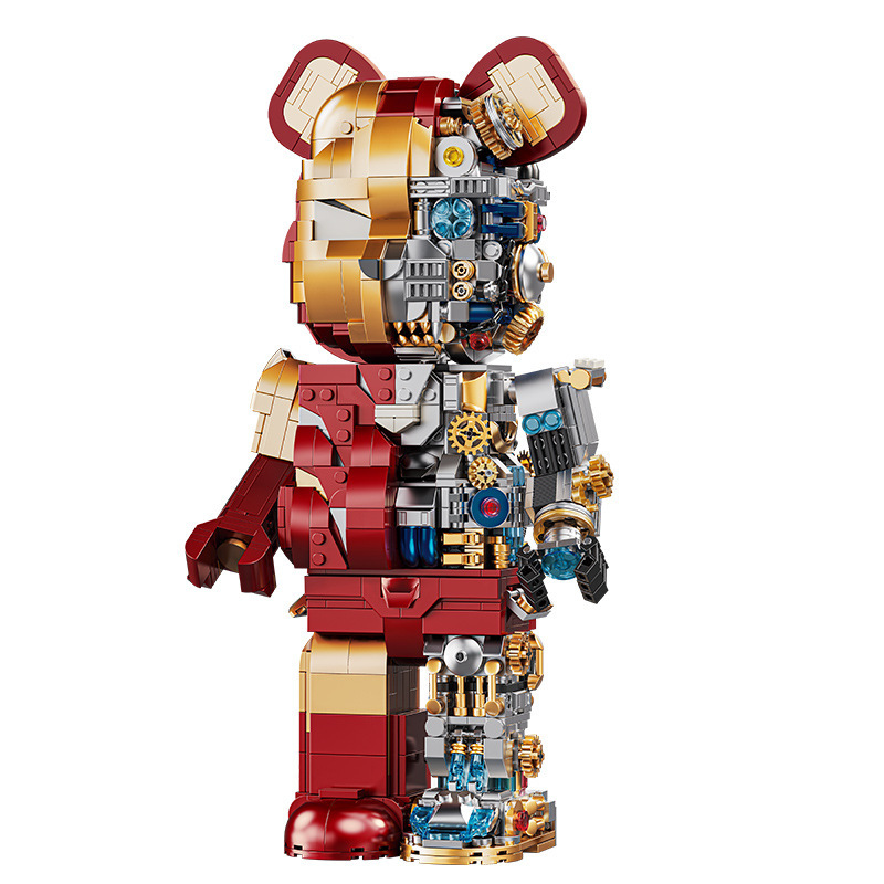 Wangao 188004 Iron Man Semi-Mechanical Bear Brick