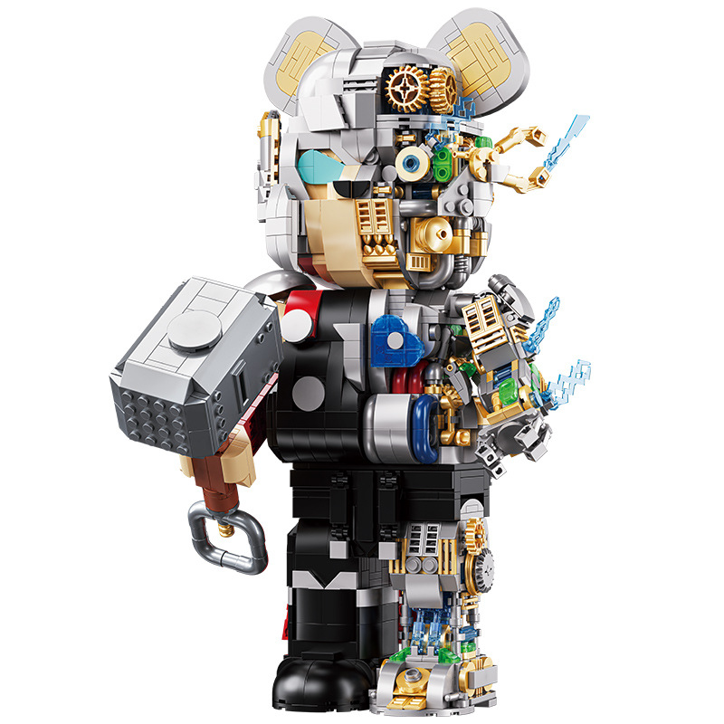 Wangao 188011 Thor Semi-Mechanical Bear Brick