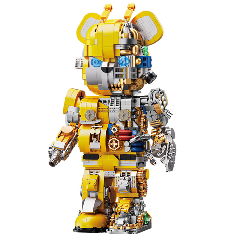 Wangao 188005 Bumblebee Semi-Mechanical Bear Brick