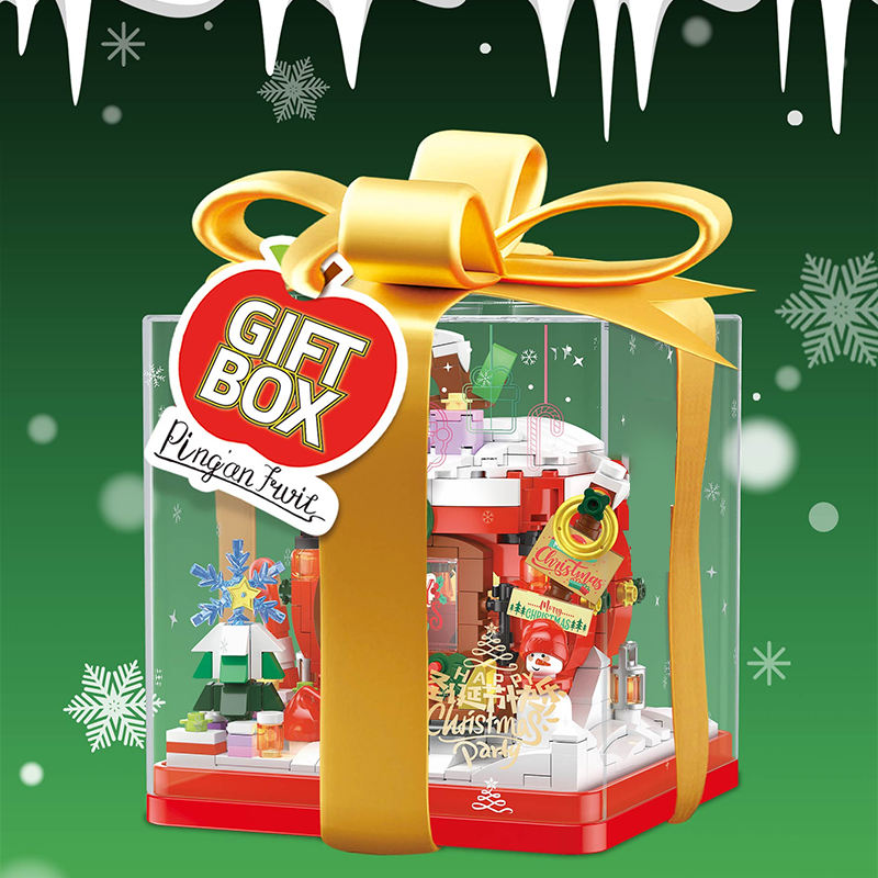 [Pre-Sale] [Mini Micro Bricks] ZHEGAO 662024 Gift Box: Christmas House Creator Seasonal Christmas