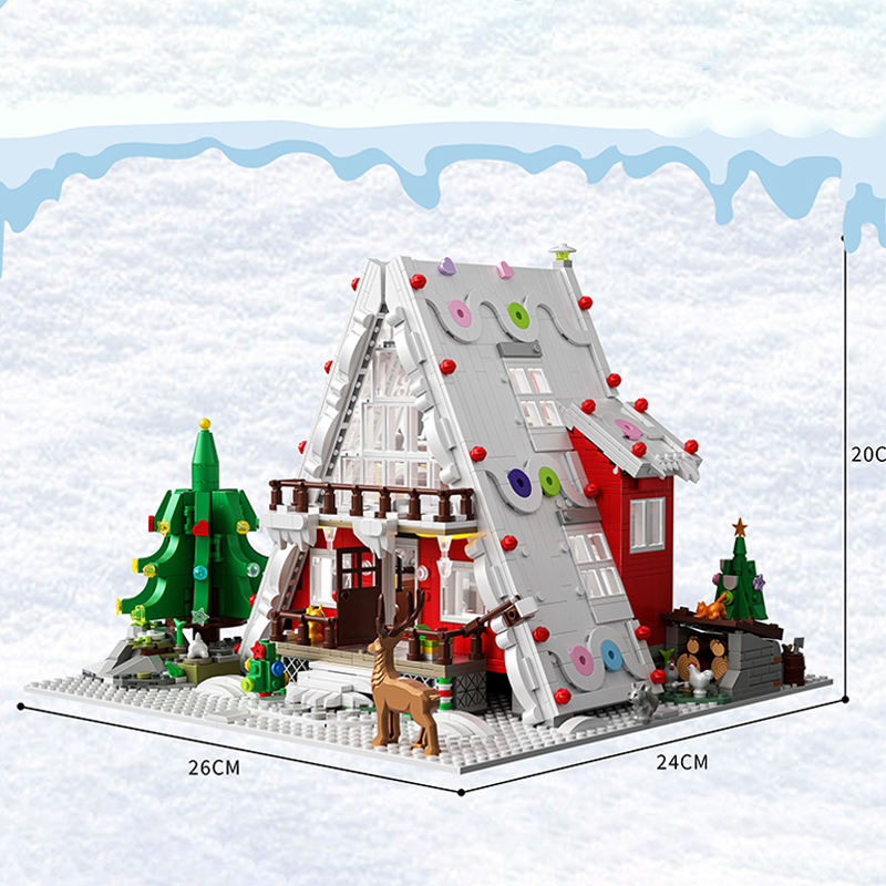 [Pre-Sale] [Mini Micro Bricks] ZHEGAO 613001 Artistic Chalet Creator Seasonal Christmas