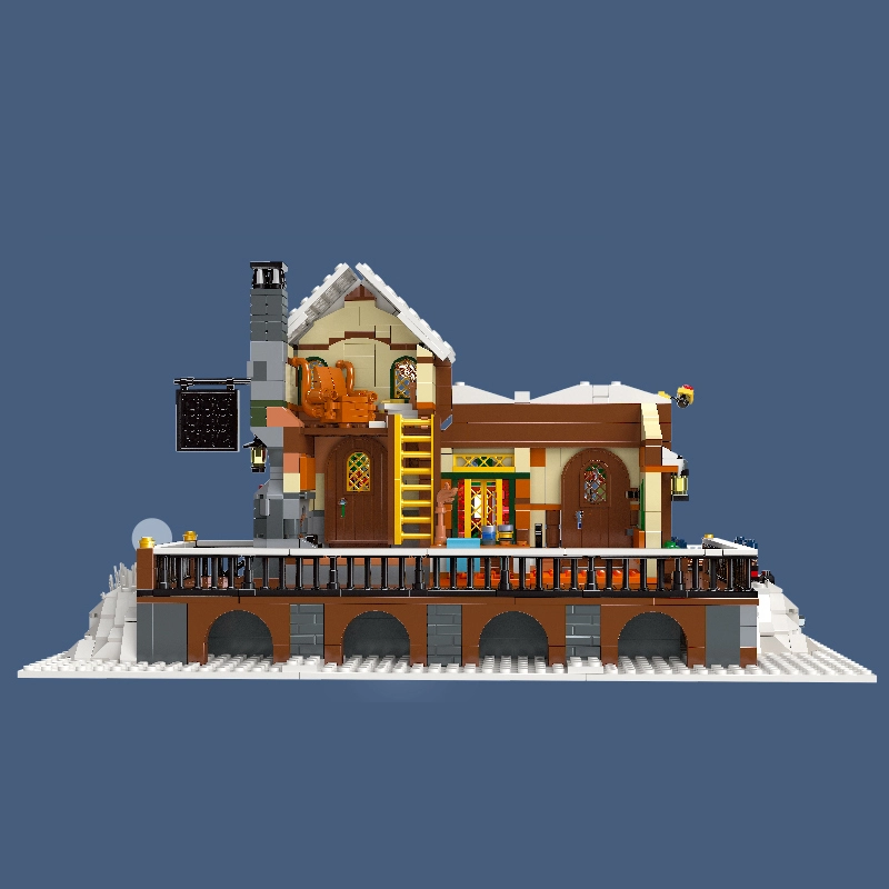 JIESTAR 89142 The Railway Station At Christmas Seasonal Creator