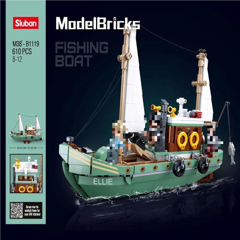 Sluban M38-B1119 Fishing Boat Creator