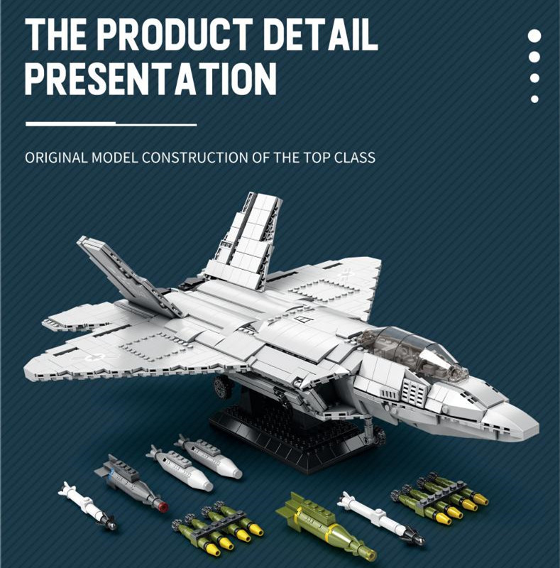 [Pre-Sale] ReoBrix 33020 F-22 Fighter Military