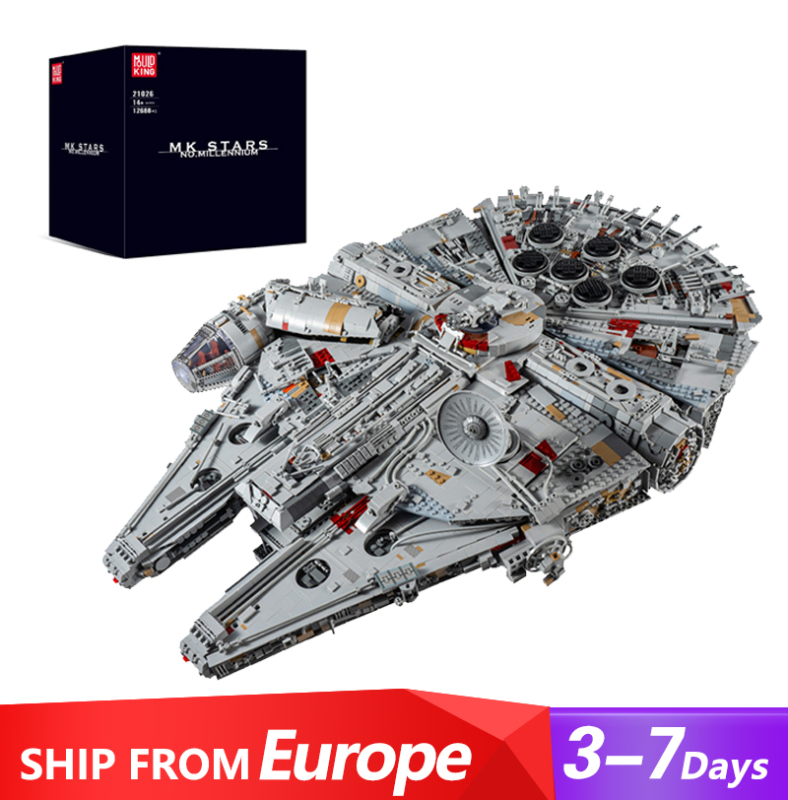 [With Original Box] Mould King 21026 Millennium Falcon ROTJ (Mark II) Star Wars Movie & Game Europe Warehouse Express