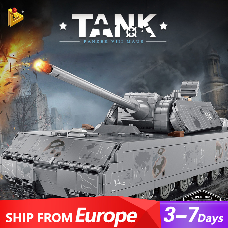 Panlos 628009 World War II German Panzer VIII Maus Tank Military Europe Warehouse Express