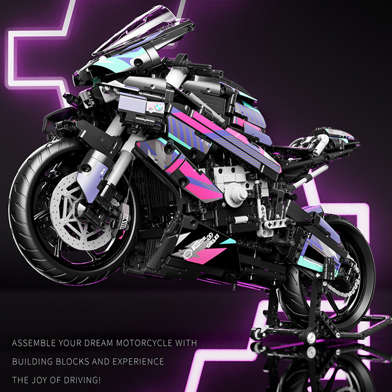 88015H Technology Brick Motorcycle Technic