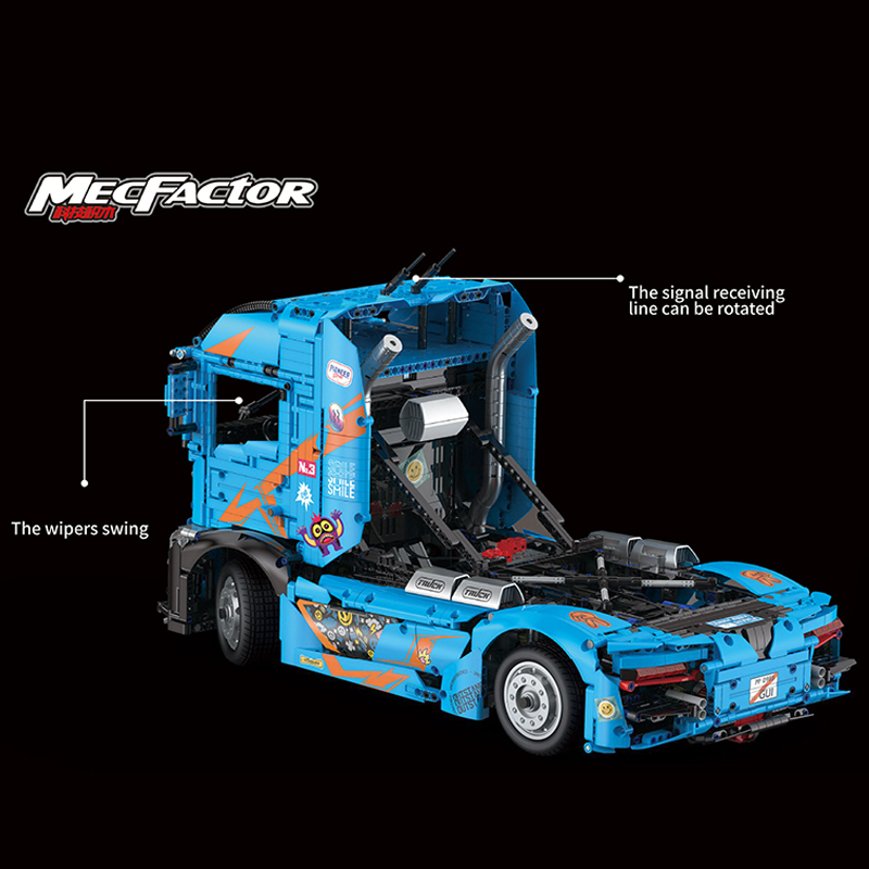 [With Motor] Decool 33016 Telecontrol Truck Technic