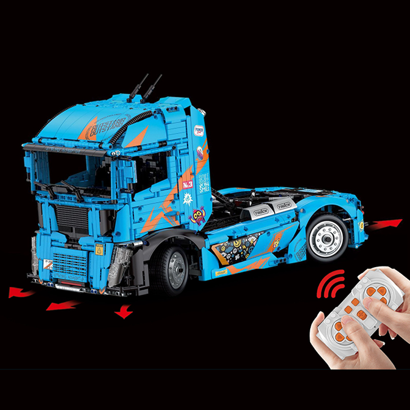 [With Motor] Decool 33016 Telecontrol Truck Technic