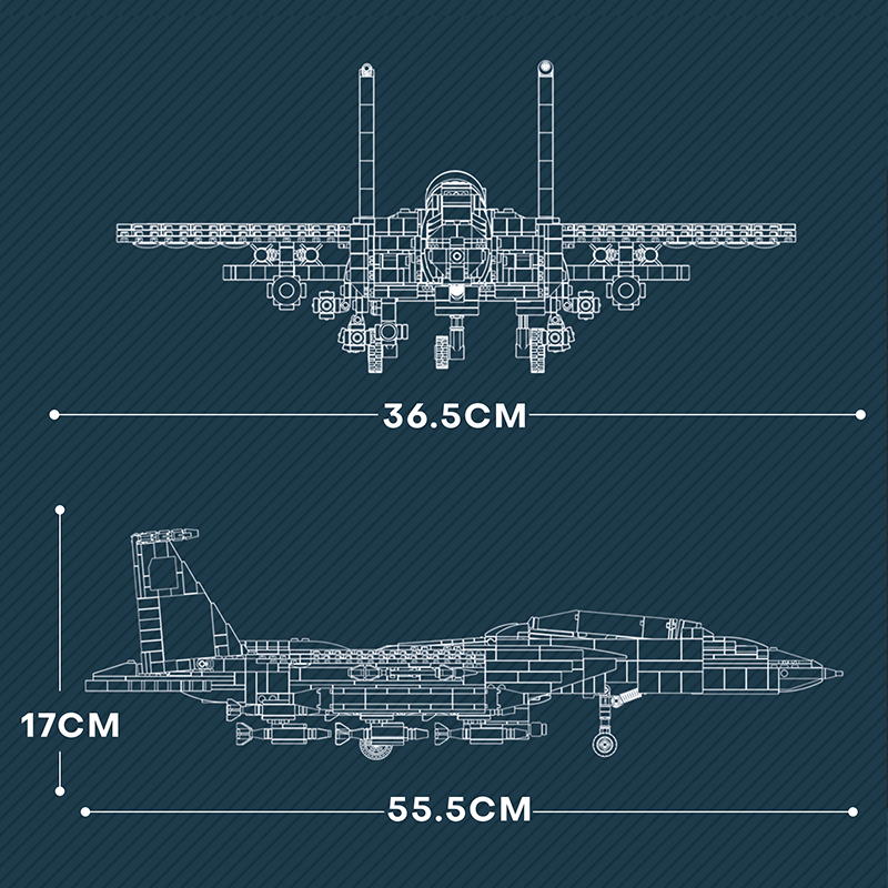 [Pre-Sale] Reobrix 33034 F15E Fighter Military