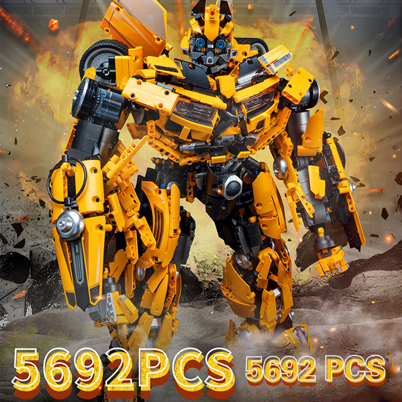 K-Box V5007 Movie &amp; Game DJ-Rambo Man Bumblebee Robot Building Blocks 5692±pcs Bricks from China.