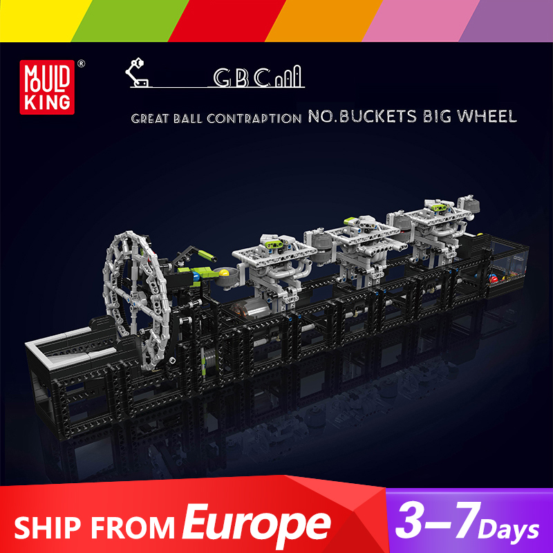 Mould King 26011 Creat Ball Contraption Buckets Big Wheel Technic Europe Warehouse Express