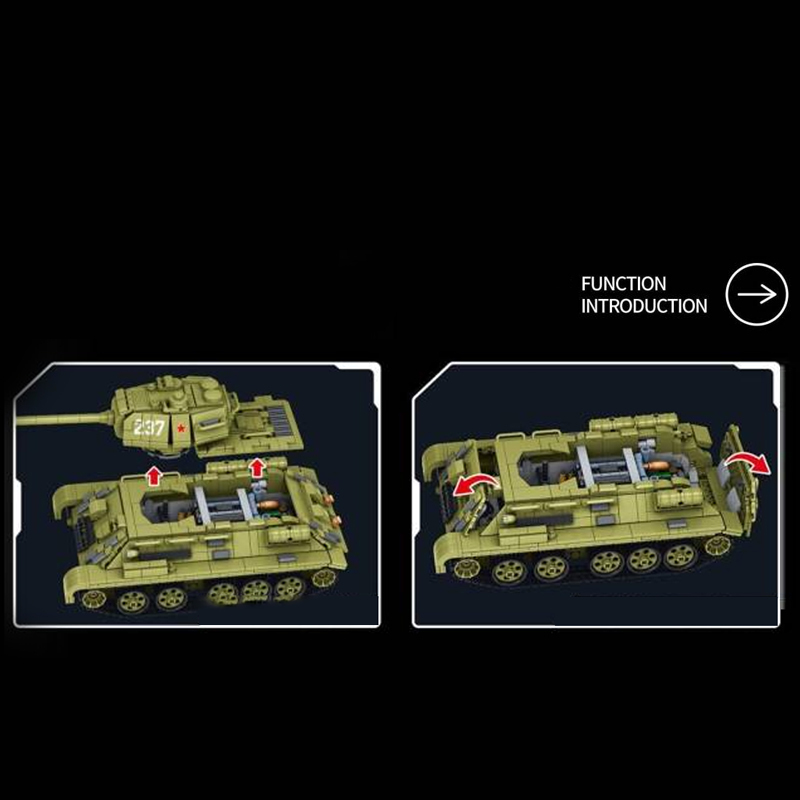 PANLOS 632012 T-34 Tank Military