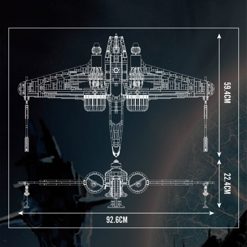 Mould King 21044 ARC-170 Starfighter Star Wars