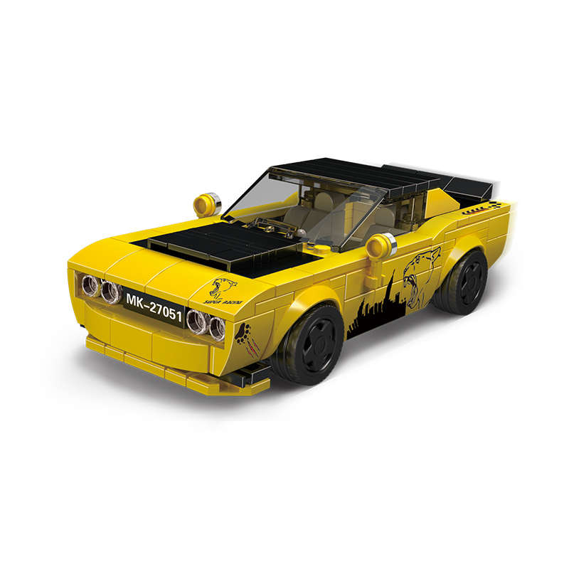 [With Display Box] Mould King 27051 Challenger SAT Speed Champions  Racers