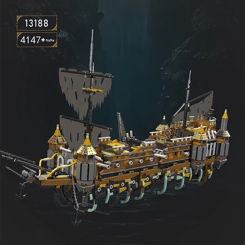 Mould King 13188 Mary Pirate Ship Movie & Game