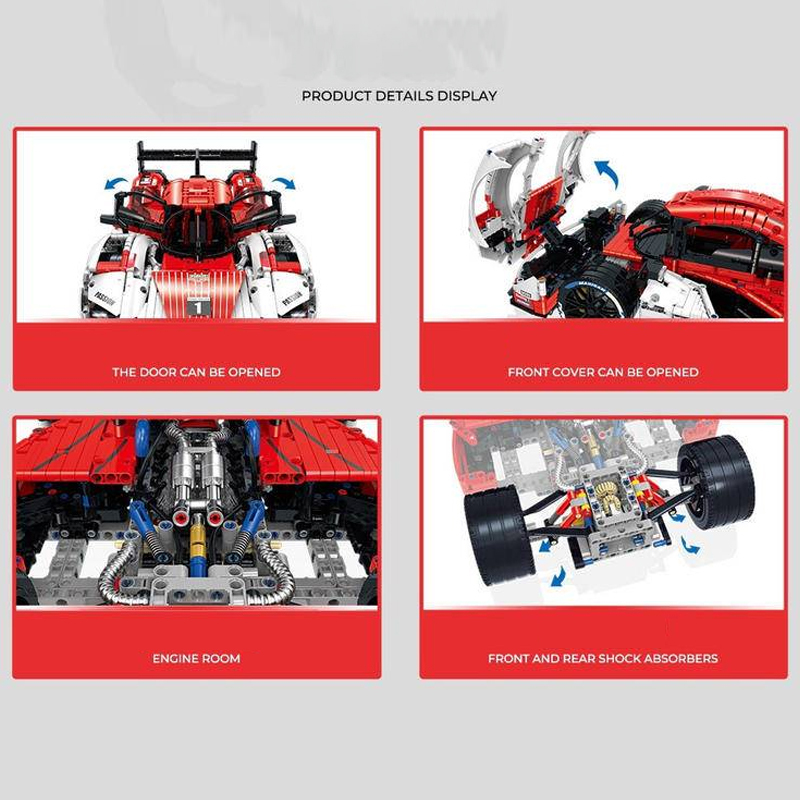 GULY 10615 Porsche 963 Sportcar 1:8 Technic