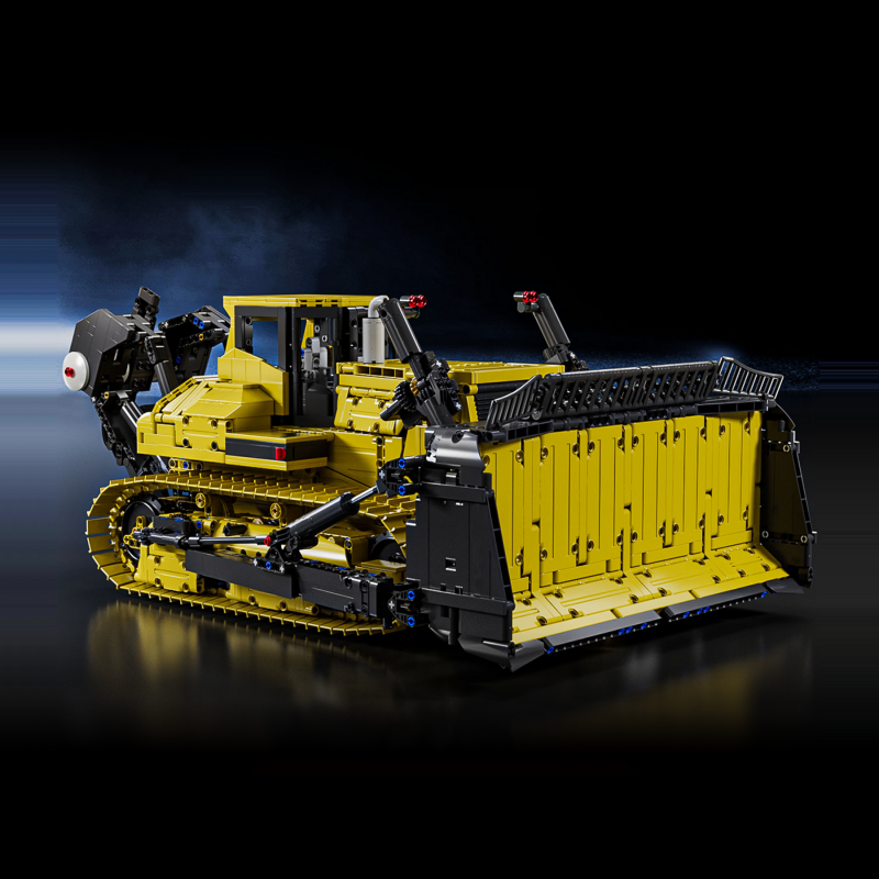 [With Motor] Mould King 17049 Lieboherr PR766 Bulldozer Technic