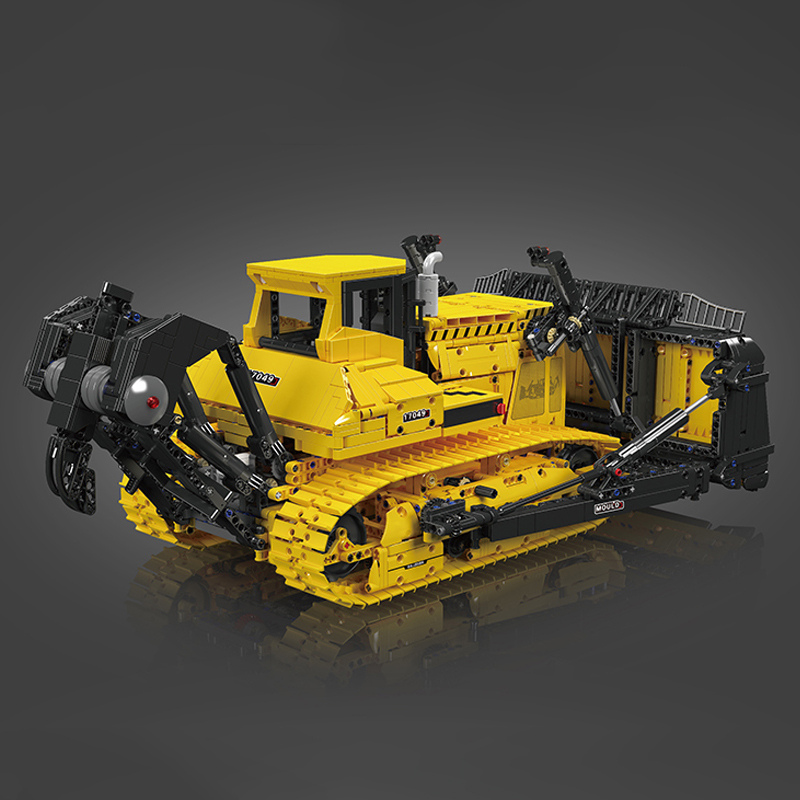 [Pre-Sale] [With Motor] Mould King 17049 Liebherr PR766 Bulldozer Technic