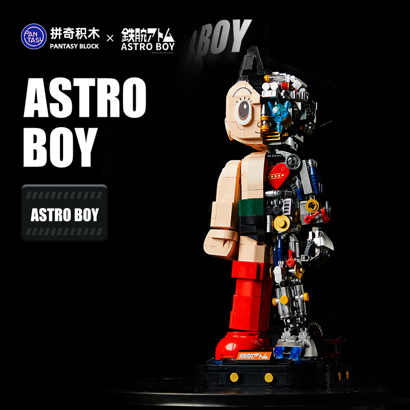 {With Original Box}Pantasy 86203 Movie & Game Bricks Astro Boy Mechanical Clear Ver Toys Building Blocks Ship To 3-7 Days Delivery.
