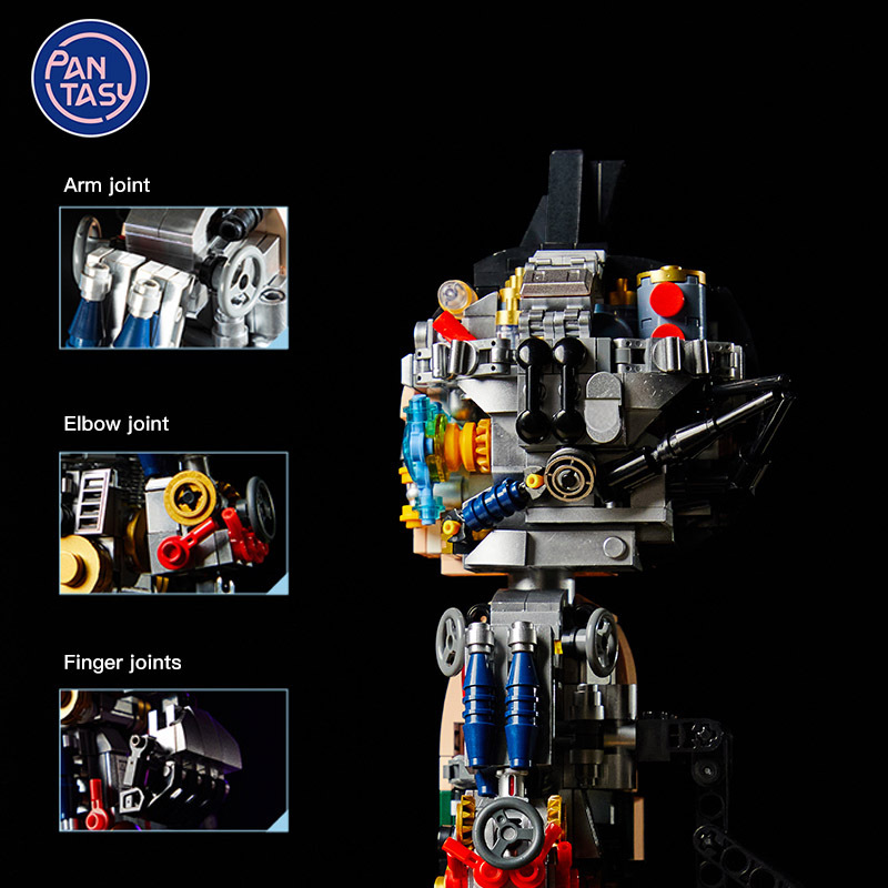 {With Original Box}Pantasy 86203 Movie & Game Bricks Astro Boy Mechanical Clear Ver Toys Building Blocks Ship To 3-7 Days Delivery.