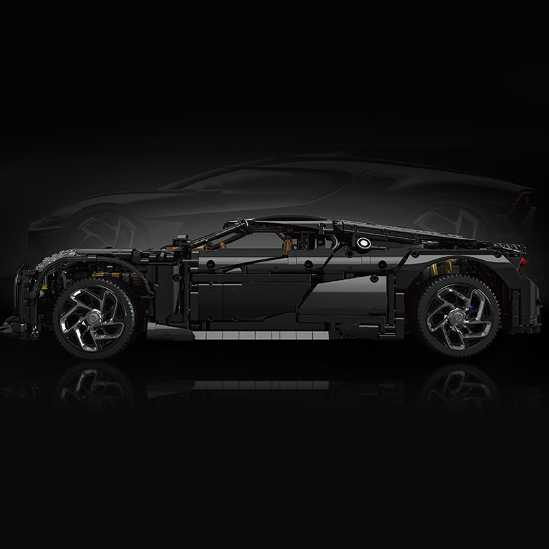 [With Motor]Mould King 13163 Bugatti La Voiture Noire Technic