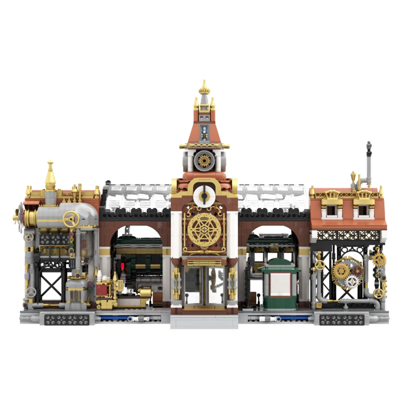 Pantasy 85007 Steampunk Train Station Modular Buildings